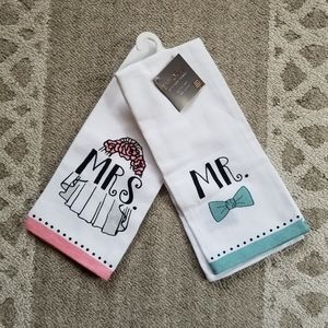 Envogue Kitchen Towel Set Mr. & Mrs.